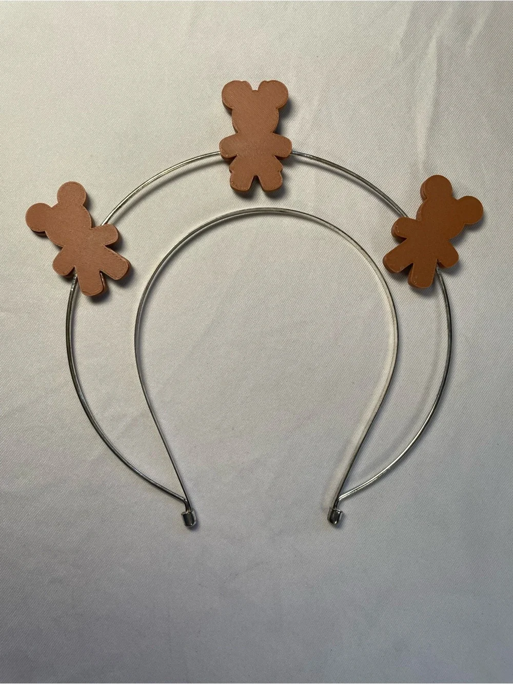 Mickey And Minnie Gingerbread Halo Headband & Snowflake Keychain Bundle Disney